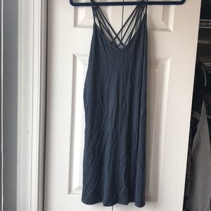 American Eagle dark blue sundress
